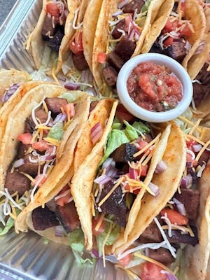 Smoked Brisket Tacos.
